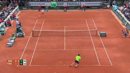 Nadal vs Ferrer - Roland Garros 2013 - Hot Shot [7]