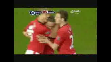 Manchester United - Sunderland 2:2 Бербатов Бележи със Задна Ножица 