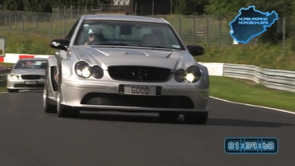 Kimi Raikkonen and Kim Dotcom on the Ring Clk 63 black series