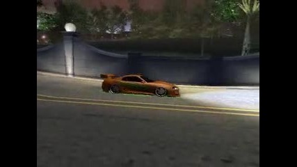Opit za drift s toyota Supra