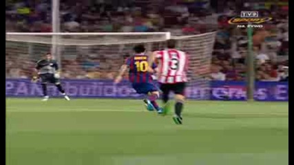 Barca - Athletic 1 - 0 Messi