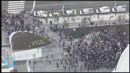 NBA Star Carmelo Anthony Marches With Protesters in Baltimore