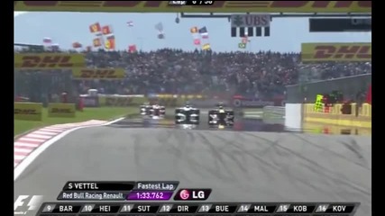 F1 Гран при на Турция - Webber изпреварва Rosberg Hd