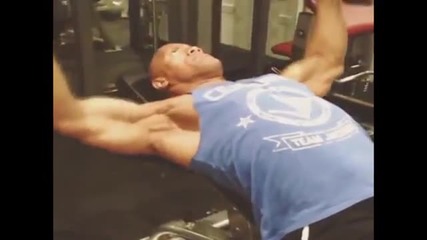 The Rock - workout video 2013