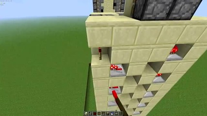 Minecraft 1.3.2 Zipper Elevator Tutorial - Very Easy and Compact!
