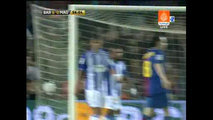 Барселона - Малага 6:0 Гол На Самуел Ето`о