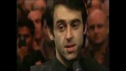 Ronnie Osullivan Wins 2009 Masters - Награждаване