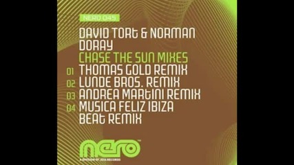 David Tort Norman Doray - Chase The Sun Lunde Bros Remix 