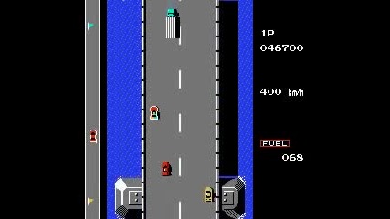 Road Fighter (nes) помните ли тази игра