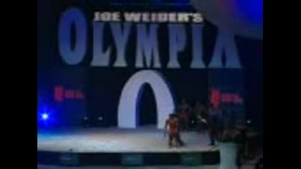 2006 Olympia Mens Finals - Placings & Med