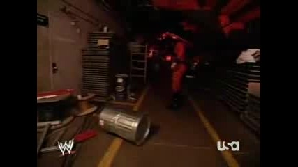 Kane And Fake Kane Backstage