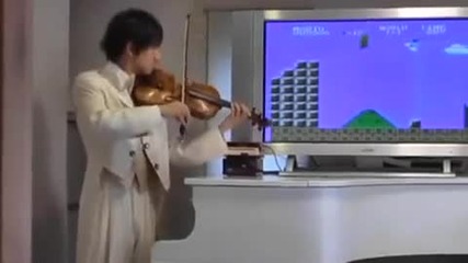 Super Mario на Цигулка 