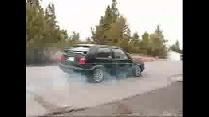Mk2 Gti 16v turbo burnout