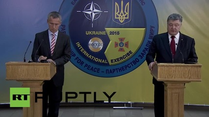 Ukraine: Poroshenko criticises Russian involvement in Syria