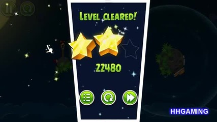 Angry Birds Space - Walkthrough 1-2