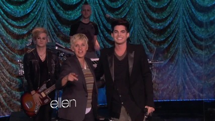 Adam Lambert - Better Than I Know Myself - Live on Ellen