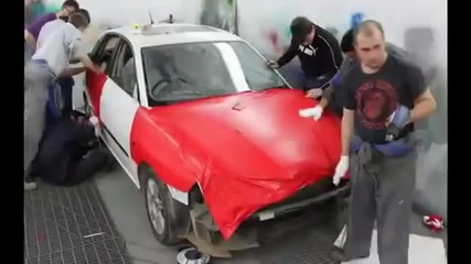 Облепяне на автомобил с карбоново фолио - обучение на Apa