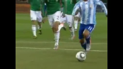 Аржентина 3 - 1 Мексико Световна Купа 2010 