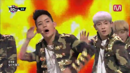 140206 Topp Dogg - Open The Door @ Mcountdown