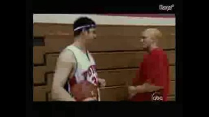 Eminem Vs Jimmy Kimmel Bball Game.avi