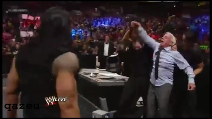 Brock Lesnar Returns Confronts For The Shield