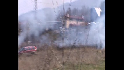 Пожар в Манастирски ливади - град София