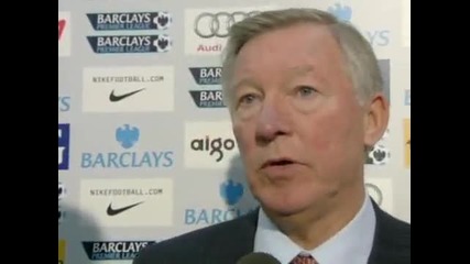 Manchester United Vs Manchester City 4 - 3 - Sir Alex Ferguson Interview - September 20 2009