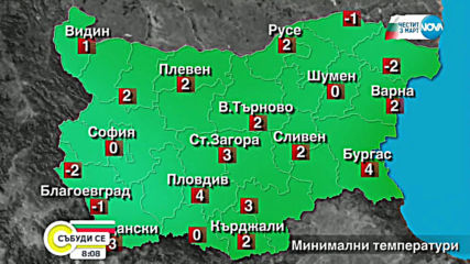 Прогноза за времето (03.03.2019 - сутрешна)