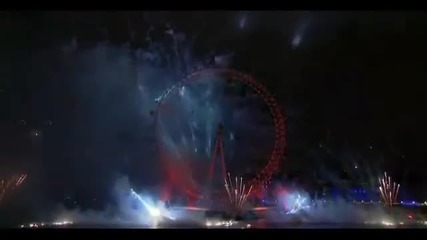 1 минута преди посрещането на 2012 година в Лондон!