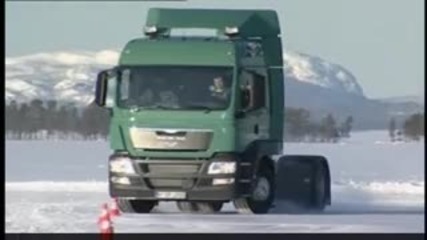 New Man Tgx and Tgs winter test 2009