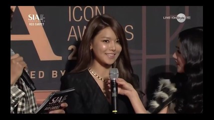 131024 Sooyoung ( Snsd ) - Red Carpet @ Sia Awards 2013