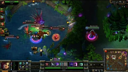 Katarina Pentakill + Baron steal [lol]