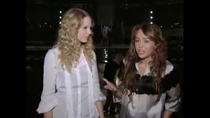 Taylor Swift and Miley Cyrus Interview 