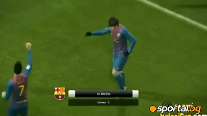 Меси прави "лунната походка" в Pes 2012