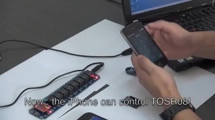 Tosr08 Smartphone Relay Control -- Via Bluetooth and Wifi By Android and Iphone Ios