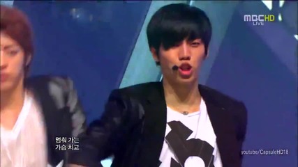 (hd) Infinite - The chaser (goodbye stage) ~ Music Core (23.06.2012)