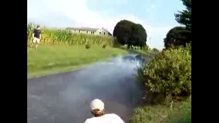 Mustang Burnout 