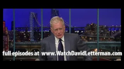 Lisa Kelly in Late Show with David Letterman 2010-10-27