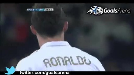 Реал Мадрид - Леванте 4 - 2 ( Гол на Роналдо )