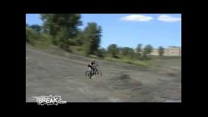 A Little to the Left - Bike Jump Fail - Break Fails 