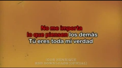 Rbd - Besame Sin Miedo (karaoke Original)