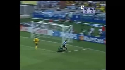 Аржентина 5 - 0 Ямайка ( Група H ) ( Световно първенство 1998 )