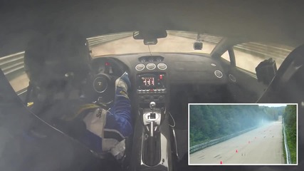 Lamborghini Ugr fire at a speed of 402 km h (2005 Hp) On board