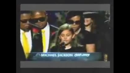 [nd]michael Jacksons Daughters Speech at Memorial Service