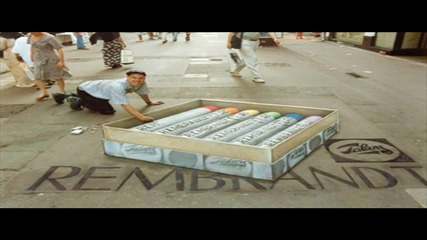 3d Рисунки с тебешир