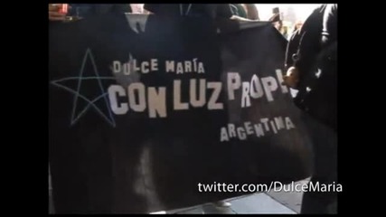 Argentina - Dulce Maria Firma de autografos en Buenos Aires 2010 
