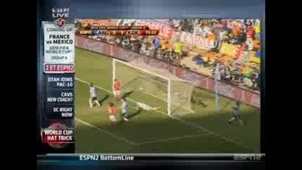 Argentina Vs. South Korea 2010 Fifa World Cup 