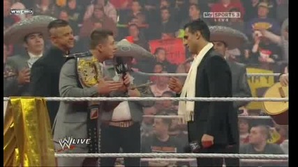 Алберто избира световната титла по тежка категория ! - Raw 01/31/11 