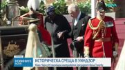 Крал Чарлз посрещна президента на Нигерия