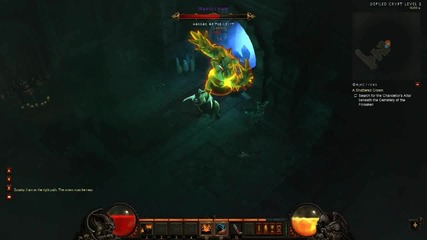 Diablo 3 beta Нека да играем с Barbarian part 3